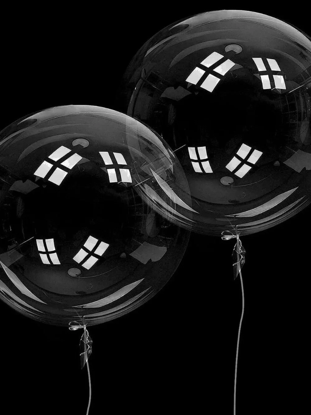 10 Clear Stretchy Plastic Balloon - Transparent